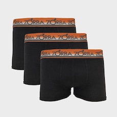 Cueca Boxer Zorba Color 870 - 3 unidades - Masculina