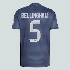 Camisa Real Madrid II 25/26 5 Bellingham Masculina Adidas