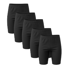 Kit Bermudas De Ciclismo Masculina Anti Assadura Lisa Fristyle- 5 Unidades