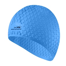 Touca De Natação Gold Sports Gota Ultra Soft De Silicone - Com Cobertura das Orelhas