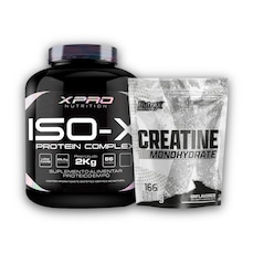 Kit Whey Iso X 2Kg - XPro + Creatina Monohydrate Pura 500g - Nutrex Research