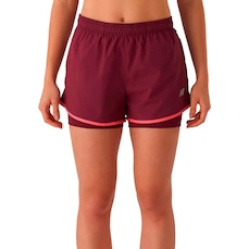 Short New Balance 2 em 1 Sport Essentials Feminino