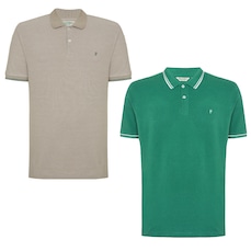 Kit 2 Camisas Palmeiras Polo 1914 Frisos Masculina