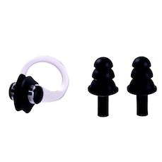 Kit Protetor De Ouvido Nasal E Anatômico Gold Sports