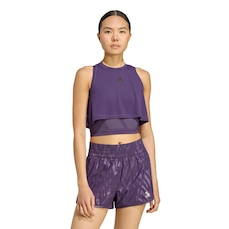 Camiseta Regata de Treino Feminina adidas 2 em 1 Cool Intensity