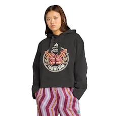 Blusão de Moletom com Capuz Feminino adidas Farm