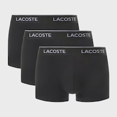 Kit Cueca Masculina Lacoste Trunk Stretch Adulto