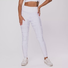 Calça Legging Orbis Cintura Alta Jacquard Poliamida