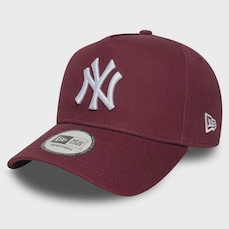 Boné Aba Curva New Era 9Forty E-Frame NY Yankees Vinho - Masculino