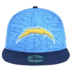 Boné Masculino New Era 59FiftY Fitted Los Angeles Chargers NFL Game 2025