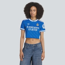 Camisa Cropped adidas Real Madrid Third 2026 Feminina