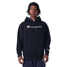 Blusão de Moletom Canguru Masulino Champion Superfleece Script Emb Logo