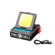 MIni Lanterna Gold Sports Led Shark Led Auxiliar com suporte de Lapela de Boné