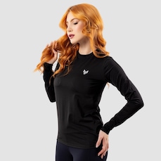 Camiseta Feminina Uv Manga Longa Térmica Performance Wear