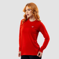 Camiseta Feminina Uv Manga Longa Térmica Performance Wear