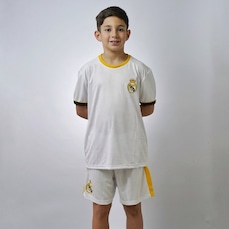 Conjunto Real Madrid Símbolo Mini Craque - Camisa + Shorts Braziline - Infantil
