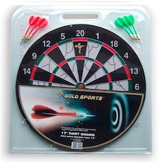 Jogo Dardo Gold Sports 17" Pro c/6 setas 6 gms