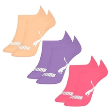 Meia Cano Curto Puma Invisível Infantil - 3 pares