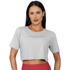Blusa Cropped Run More Sport Club Feminina