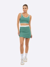 Short Saia College Manly Canelado Feminino