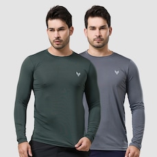Kit 2 Camisa Térmica Masculina Manga Longa com Proteção UPF50 Performance Wear