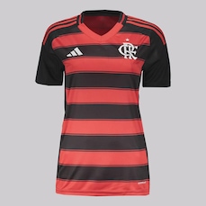 Camiseta do Flamengo I 25/26 Torcedor adidas Feminina