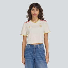 Camiseta do Flamengo III 25/26 adidas Cropped Feminina