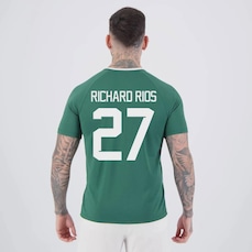 Camiseta Do Palmeiras Richard Rios 27 Alviverde Masculina FutFanatics