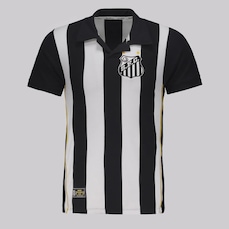 Camiseta Do Santos Retrô 2010 Listrada Masculina FutFanatics