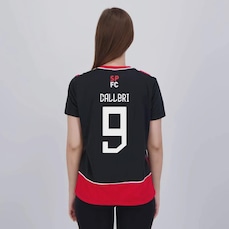 Camiseta Do São Paulo Calleri 9 Romper Feminina FutFanatics