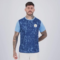 Camiseta Manchester City Escudo Masculina FutFanatics