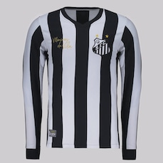 Camiseta Manga Longa Do Santos Retrô 1978 Masculina FutFanatics
