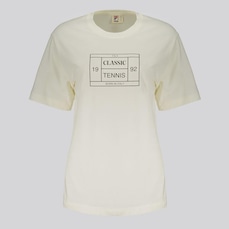 Camiseta Fila Over Classic Tennis Feminina