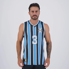 Camiseta Regata Grêmio Basket Tricolor Masculina FutFanatics