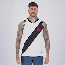 Camiseta Regata Vasco Anos 70 Masculina FutFanatics
