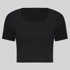 Camiseta Cropped Fila Rib Feminina