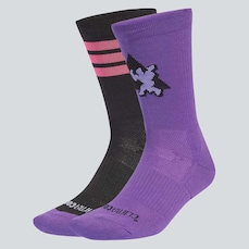 Meia Cano Alto adidas Pride Crew - 2 Pares - Unissex