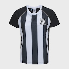 Camiseta Braziline Santos Mosaico Feminina