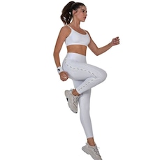 Calça Legging Alto Giro Personalizado Feminina