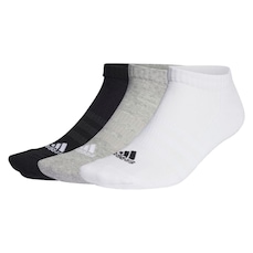 Meia Cano Curto adidas - 3 Pares - Unissex