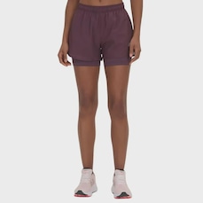 Short New Balanc Sport Essentials 2 In 1 Feminino