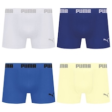 Kit 4 Cuecas Puma Boxer Sem Costura Masculina