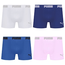 Kit 4 Cuecas Puma Boxer Sem Costura Masculina