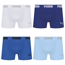 Kit 4 Cuecas Puma Boxer Sem Costura Masculina