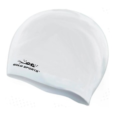 Touca de Natação Gold Sports Pro De Silicone Adulo
