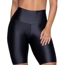 Bermuda Fitness New Zig 3D Vekyo Poliamida Cós Alto - Moda Feminina