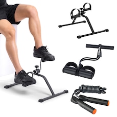 Kit Emagrecimento Vollo Corda + Mini Bicicleta + Extensor