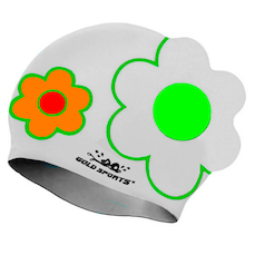 Touca de Natação Gold Sports Infantil Flower