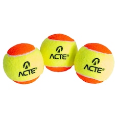 Bola de Beach Tennis Stage 2 Acte Sports - Pack com 3 Bolas
