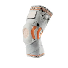 Joelheira Compressão TJK Estabilizador Esportivo Silicone Gel com Faixa Ajustável com Suporte